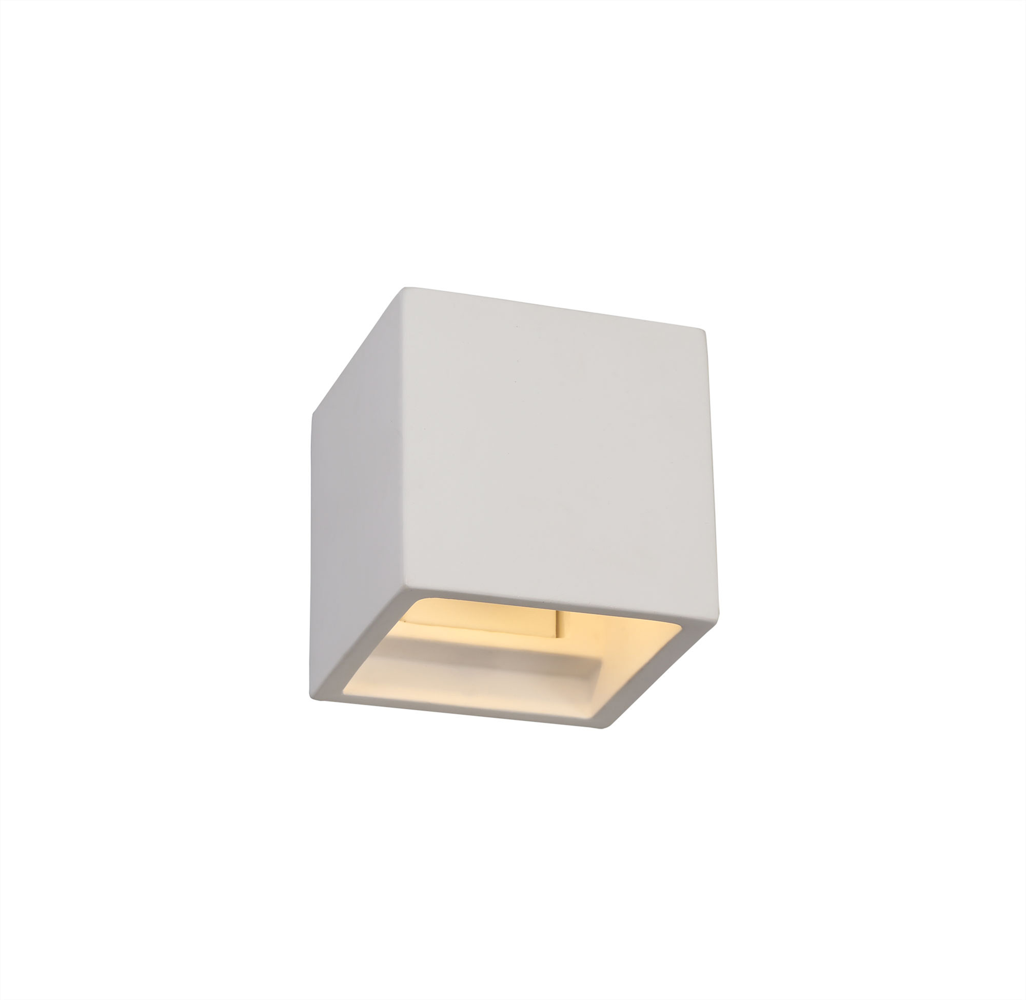 Alina Plaster Lights Deco Flush Wall Lights